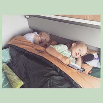 HOW Campers - Instagram - Baby Sleeping