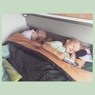 HOW Campers - Instagram - Baby Sleeping
